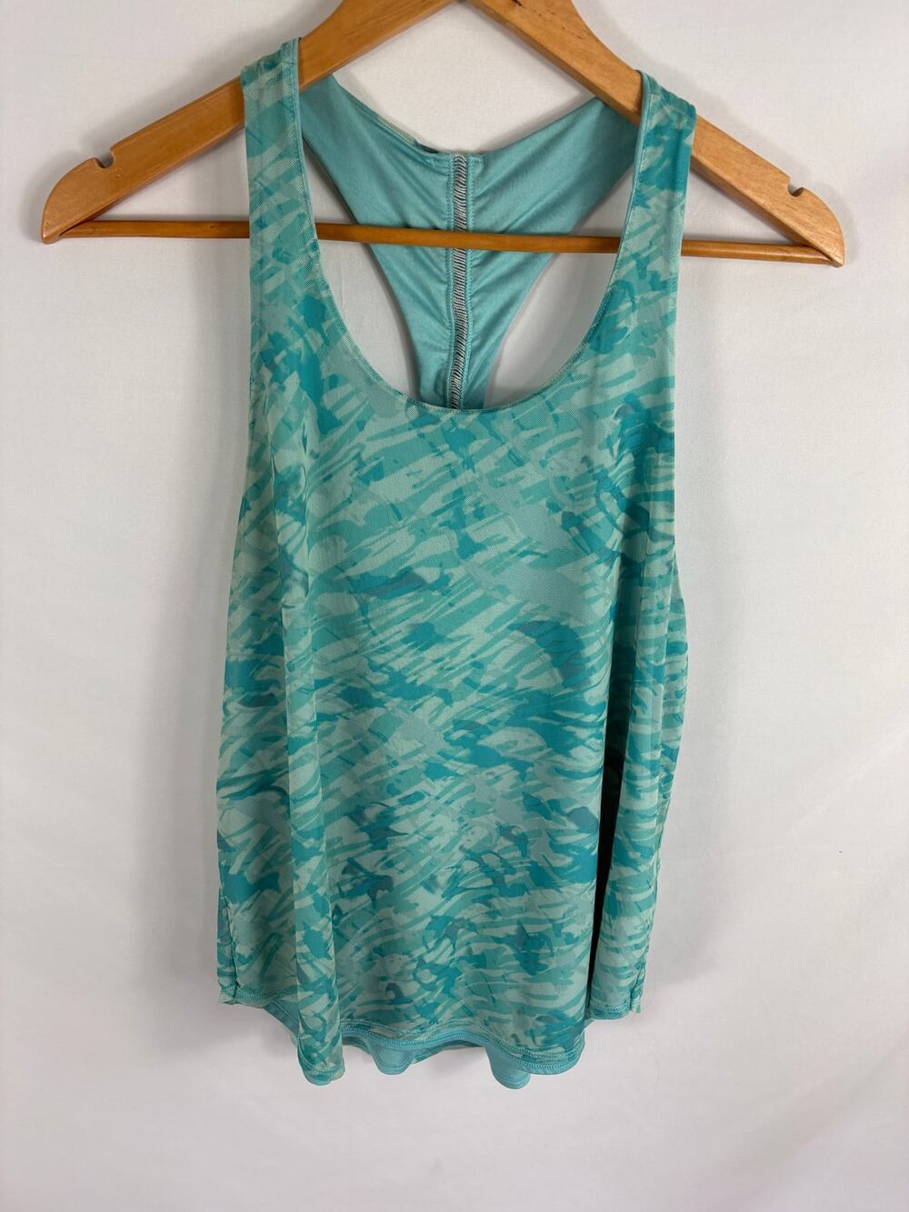 CALIA Blue Racerback Flowy Athletic Tank Size Small